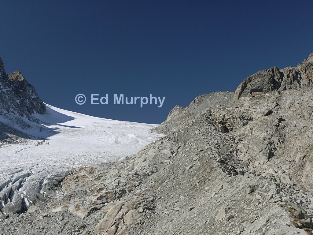 The Orny Glacier and Hut