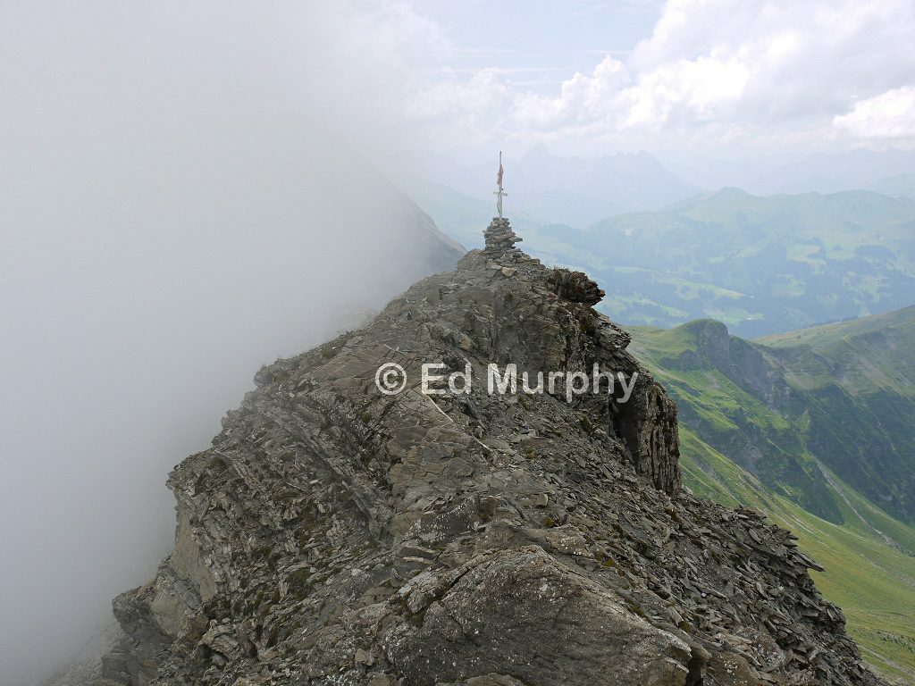 The Gsür's summit cairn