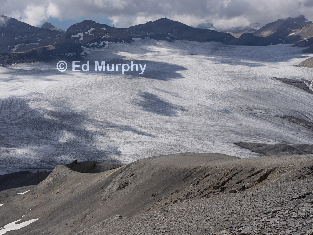 The Plaine Morte Glacier from the summit of the Wildstrubel