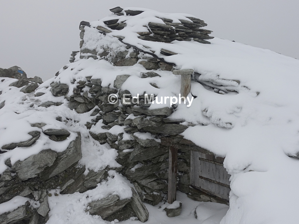 Some sort of bivouac near the summit of Mont Rogneux