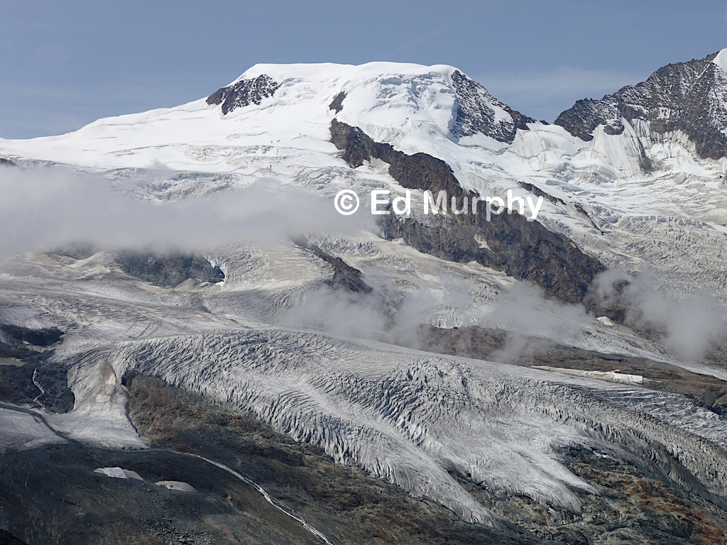 The Alphubel (4206 M.) and the Fee Glacier