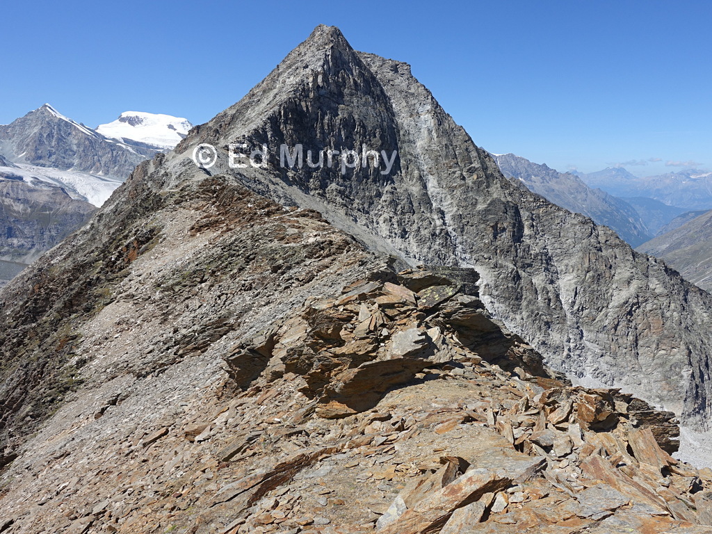 The Stellihorn along the ridge from the Jazzihorn