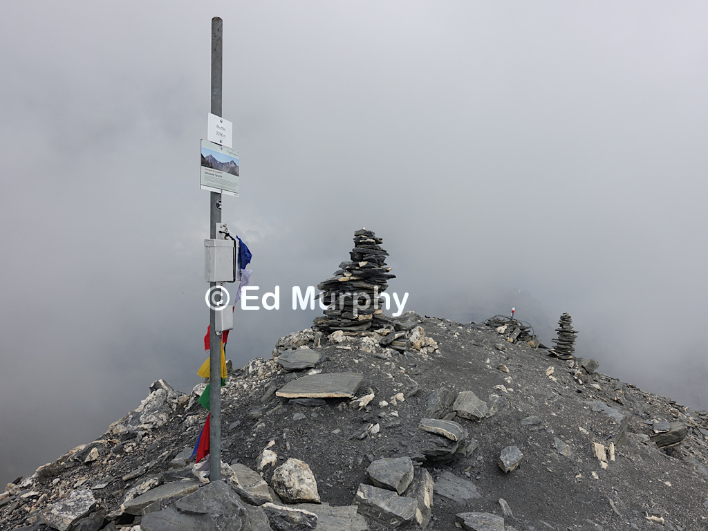 The Muttler's slightly cluttered summit