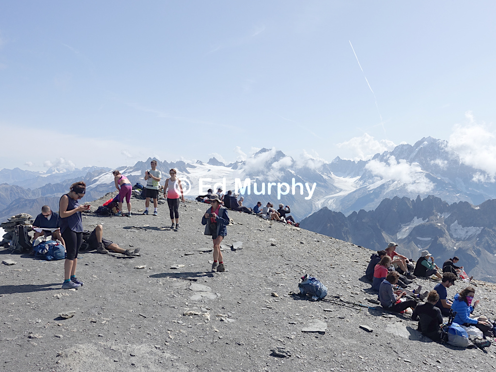 A nice day out at the summit of Mont Buet
