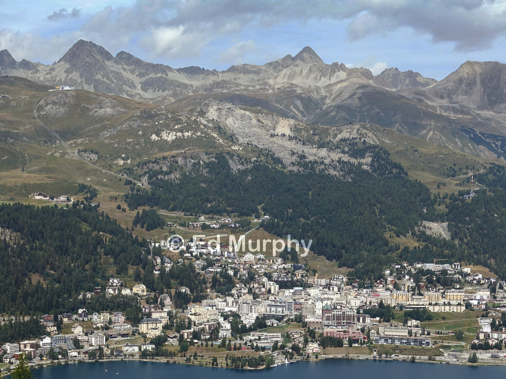 San Moritz, with Piz Ot in the background